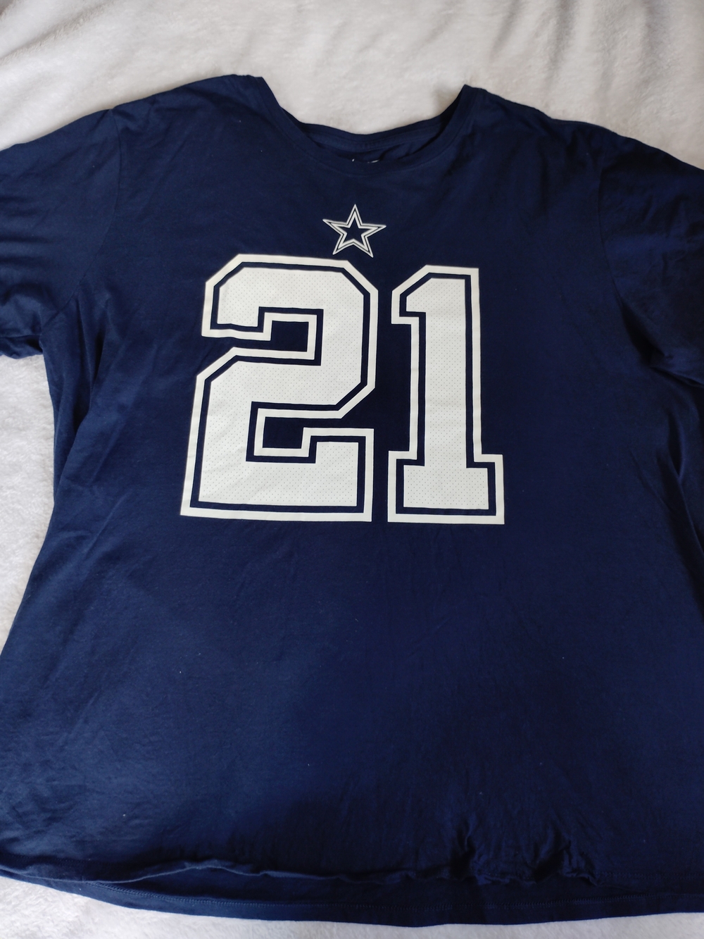 The Nike Tee Mens Size XXL NFL Ezekiel Elliot #21 Dallas Cowboys Football TShirt